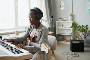 Création de musique à la maison avec une application