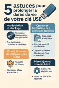 prolonger duree vie cle usb
